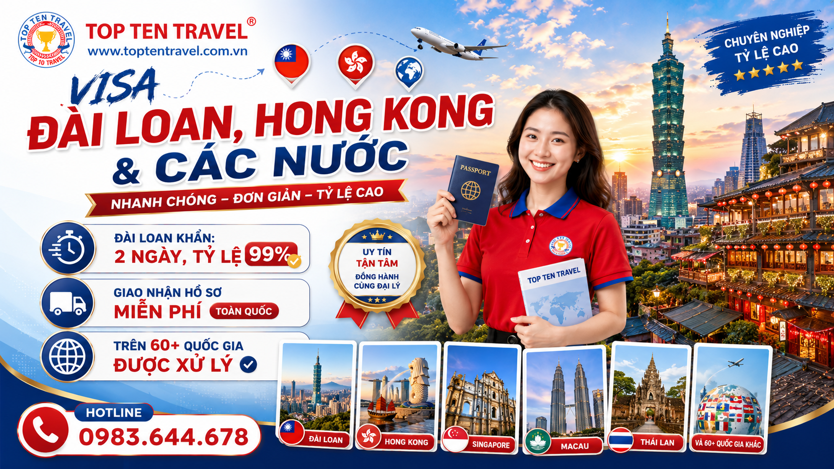 Visa Đài Loan HK